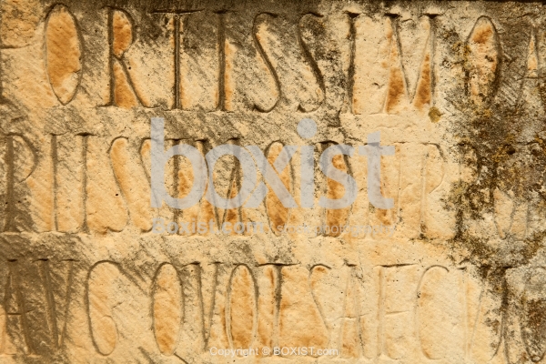Ancient Roman Latin Inscription