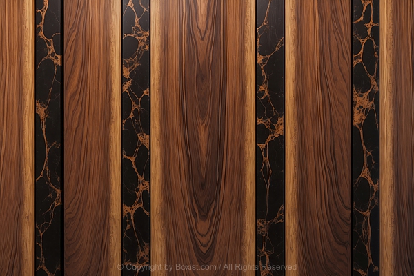 Planks Of Wood Marbled Grain Pattern Texture