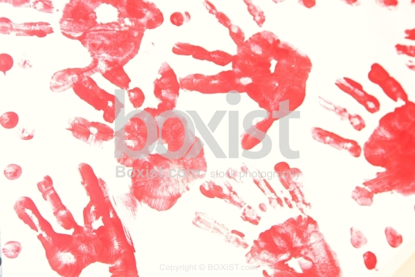 Red Handprints