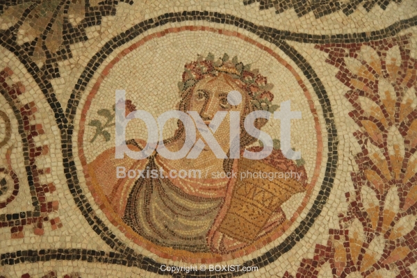 Roman Person Portrait Mosaic