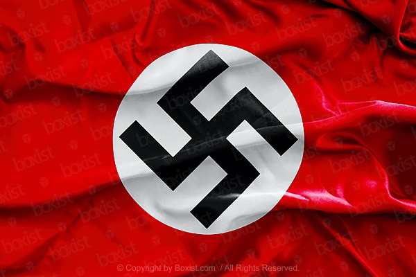 Nazi Flag With Swastika On Silk Fabric Boxist Photography Sam Mugraby
