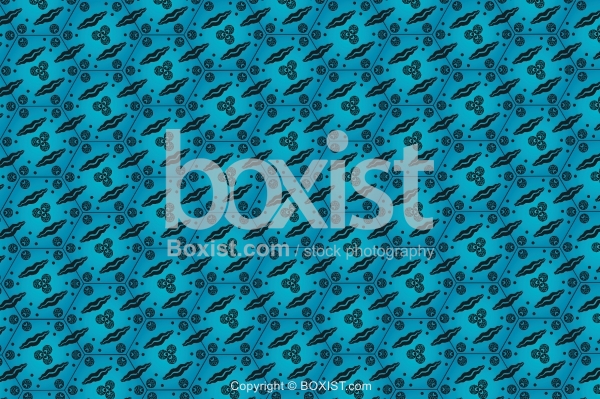 Seamless Polychrome Tile Pattern Background