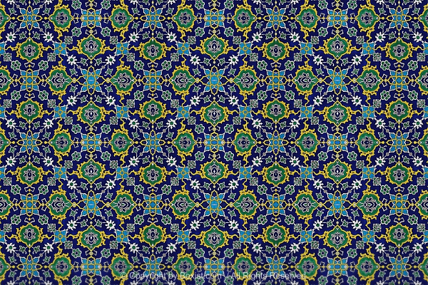 Seamless Iznik Tiles From Topkapi Palace