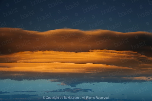 Beautiful Clouds Formation At Sunset