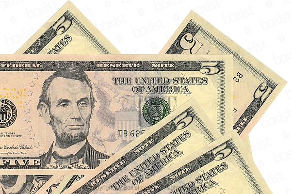 Five Dollars Bills