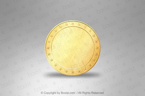 Concept Design of Shiny Blank Coin