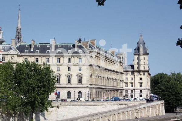 House on River Seine in Paris
